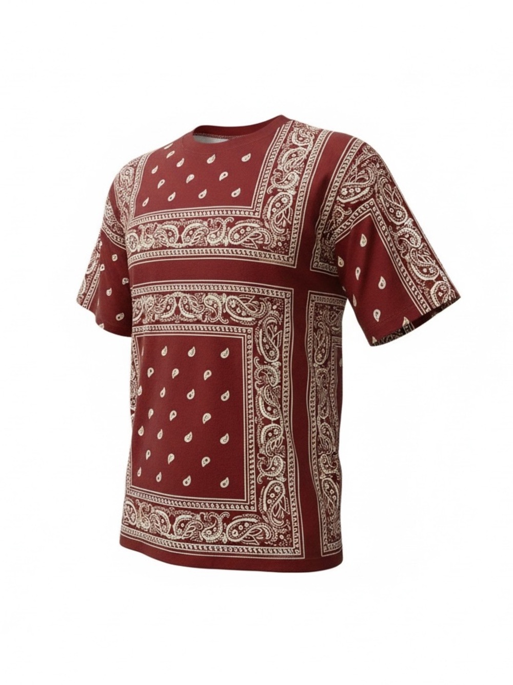 The Hundreds brand Men’s Bandana Print Short Sleeve Shirt - NWT SIZE S